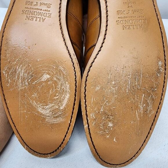Allen Edmonds Randolph Penny Loafers Men’s Size 11.5 A Walnut Leather Dress Shoe main image 8